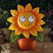 Blinkin’ Sunflower | Solar Powered Blinking Garden Ornament Light