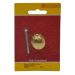 25mm (1") Polished Brass Victorian Cupboard Knob