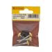 Brass Plated Dome Mirror Screws 35mm x 8mm - Pack of 4