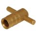 Brass T Bar Radiator Key