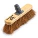 Buffalo 12 Inch Soft Coco Sweeper Broom Head | Indoor Sweeping Broom Head with Tuff-Lok Bracket