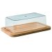 Bamboo Butter Dish with Lid 19x12cm I Kitchen Storage Container