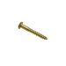 1" x 8 SC Slotted Brass Round Head Woodscrews