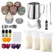 Candle Making Kit with Synthetic Beeswax, Essential Oils and Colour Blocks – DIY Scented Candle Kit with Gift Boxes
