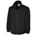Cargo Unisex Black Micro Fleece Jacket - Large