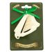Ceramic Irish Harp Hanging Ornament with Gold Detailing