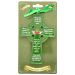 Ceramic Celtic Cross Hanging Ornament – Irish Blessing I 6" x 4"