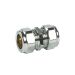 Chrome Plated Straight Coupling 1/2" x 1/2" 310