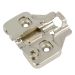 Soft close clip on plate with height adjustable