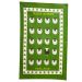 Cotton Irish Sheep Tea Towel I All-Over Sheep Print Tea Towel with Shamrock Design