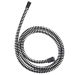 De Vielle 1.5 Metre PVC Shower Hose – Black & Chrome