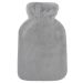 De Vielle Rabbit Faux Fur Hot Water Bottle Grey | 1.7 Litre Cosy Hot Water Bottle