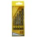 Hardened 5pc Masonry Drill Bit Set