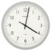Dunlevy Light Grey Wall Clock 12"