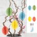 Easter Egg Honeycomb Decoration | Assorted Colours Medium 12cm