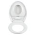 Family 2 in1 Adult & children's Soft Close Toilet seat - White