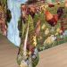 Farm / Chicken Scene Oilcloth 140cm Wide Wipe Clean Table Cover I Per Metre