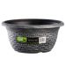 Gardag Rustic Bowl Garden Planter Pot 30cm - Black & Silver