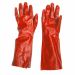 Safeline Fully Coated Textured PVC Gauntlet Gloves - 18"