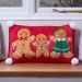 Gingerbread Family Cushion – Red