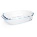 Glass Rectangular Oven Roaster 34x22cm
