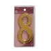Gold Effect Numeral 8 - 75mm