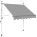 Grey Retractable Awning 200x120cm