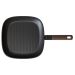 Grill Pan Black Wood Range 2.2L Non-Stick Griddle Pan 28cm