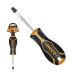 INGCO 6.5mm x 38mm Stubby Slotted Screwdriver | Compact Design, Ergonomic Non-Slip Handle