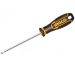 INGCO PZ1 Pozi Drive Screwdriver 5.0mm x 100mm | Magnetic Tip, Chrome-Plated, Ergonomic Handle