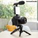 InnovaGoods Vlogging Kit with Light, Microphone and Remote Control 6 Pieces
