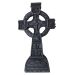 Irish Turf Celtic Cross – Small Ornate Handcrafted Peat Ornament I 4.5" x 2.5"