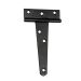 Japanned Black Tee Hinge 4" - each