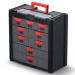 Kistenberg Multicase Cargo 501 Tool Organiser – 9-Drawer Portable Storage Unit with Lid Organiser