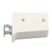Kitchen Furniture Steel & Plastic Bracket 59 x 49mm - White