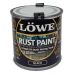 Löwe Rust Paint - Complete Rust Protection Metal & Machinery Paint - Black 500ml