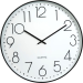 Large Black Wall Clock Quartz Modern Design I 50cm