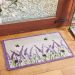 Lavender Bee Absorbent Door Mat 45x75cm I Non-Slip Washable Indoor Rug
