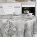 Love Print Oilcloth Tablecloth Fabric – Wipe Clean PVC Table Cover I Price Per Metre