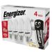 Energizer 6W LED Opal Candle SES Lightbulbs - Pack Of 4