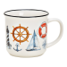 Maritime Porcelain Mug 330ml I Nautical Design
