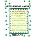 Metal Irish Blessing Love and Laughter Fridge Magnet