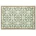 My Mat Nylon Harlequin Tile Green 50cm x 75cm – Contemporary Design with Superior Floor Protection