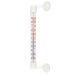 Outdoor Suction Cup Thermometer White 21cm Weather Resistant Temperature Gauge for Windows -50°C to 50°C