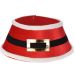 Red Santa Claus Belt Christmas Tree Skirt 60cm for Christmas trees from 180-240 cm