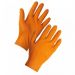 Reflexx Full Grip HD Nitrile Gloves Orange – Heavy Duty Industrial Protection with Diamond Grip Pattern