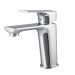 Rubineta Modena-18 Bathroom Mixer Tap with Neoperl Aerator CITEC Cartridge and Chrome Finish