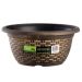Gardag Rustic Bowl Planter 30cm I Black & Bronze Outdoor Plant Pot