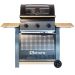 Sahara S350 Gas Barbecue with 3 Stainless Steel Burners, Viewing Window and Lift-Away Side Trays