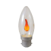 3W Flicker Flame Candle BC Light Bulb